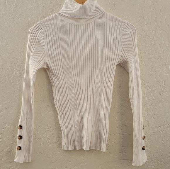 Anthropologie Ribbed Turtleneck Size Small - Picture 1 of 8